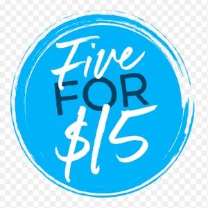 FIVE items for only $15!!!! See instructions below!